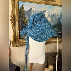 Laura Ingalls Prairie Handmade Floral Bonnet